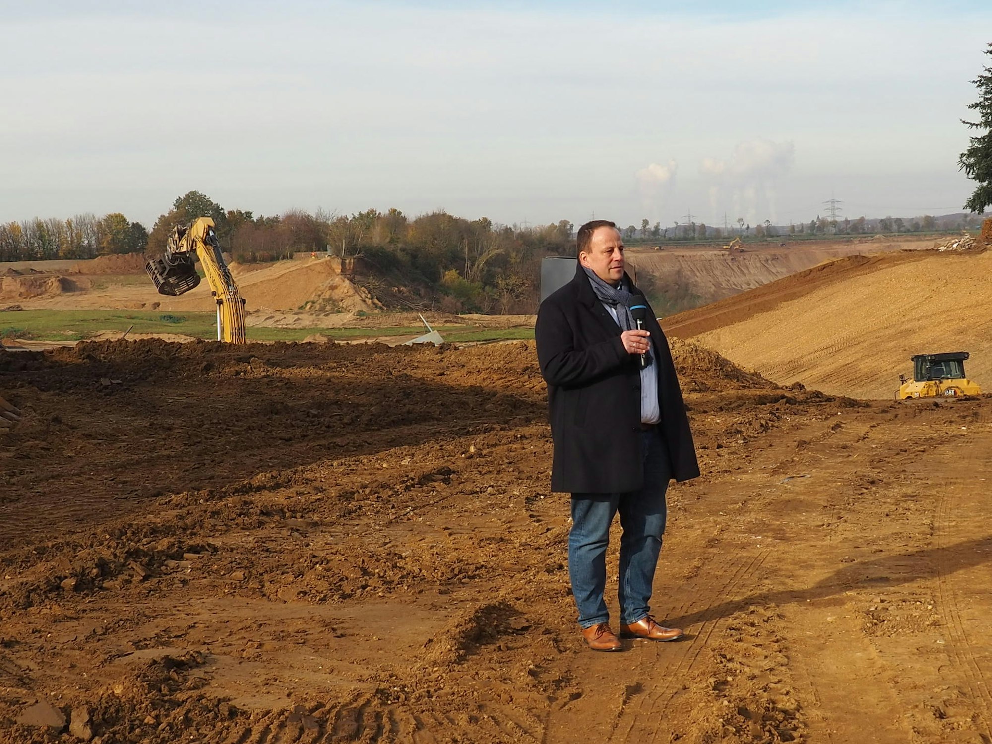 Abbruchkante Kiesgrube blessem flut 17112021 Gerd Schiffer