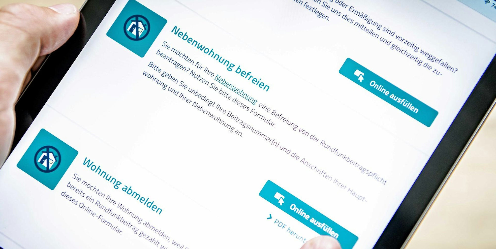 GEZ Befreiung Zweitwohnung