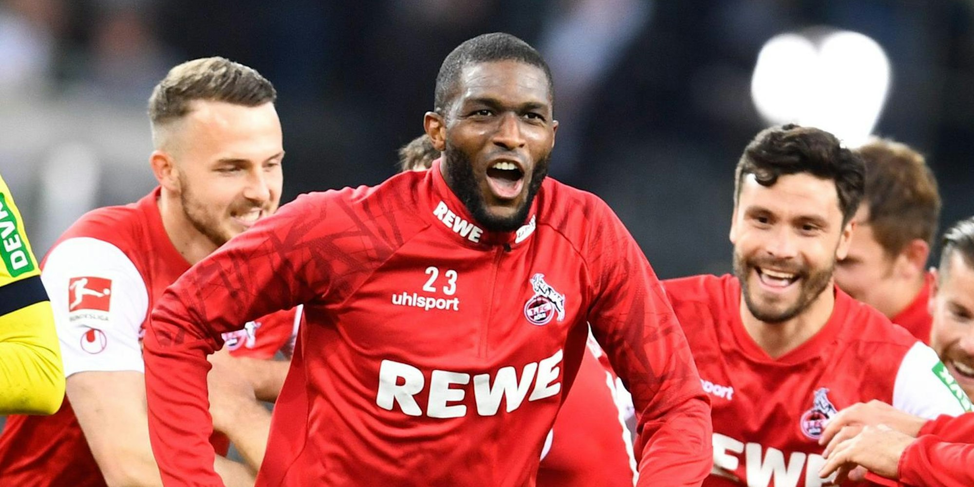 Modeste beim Jubllauf