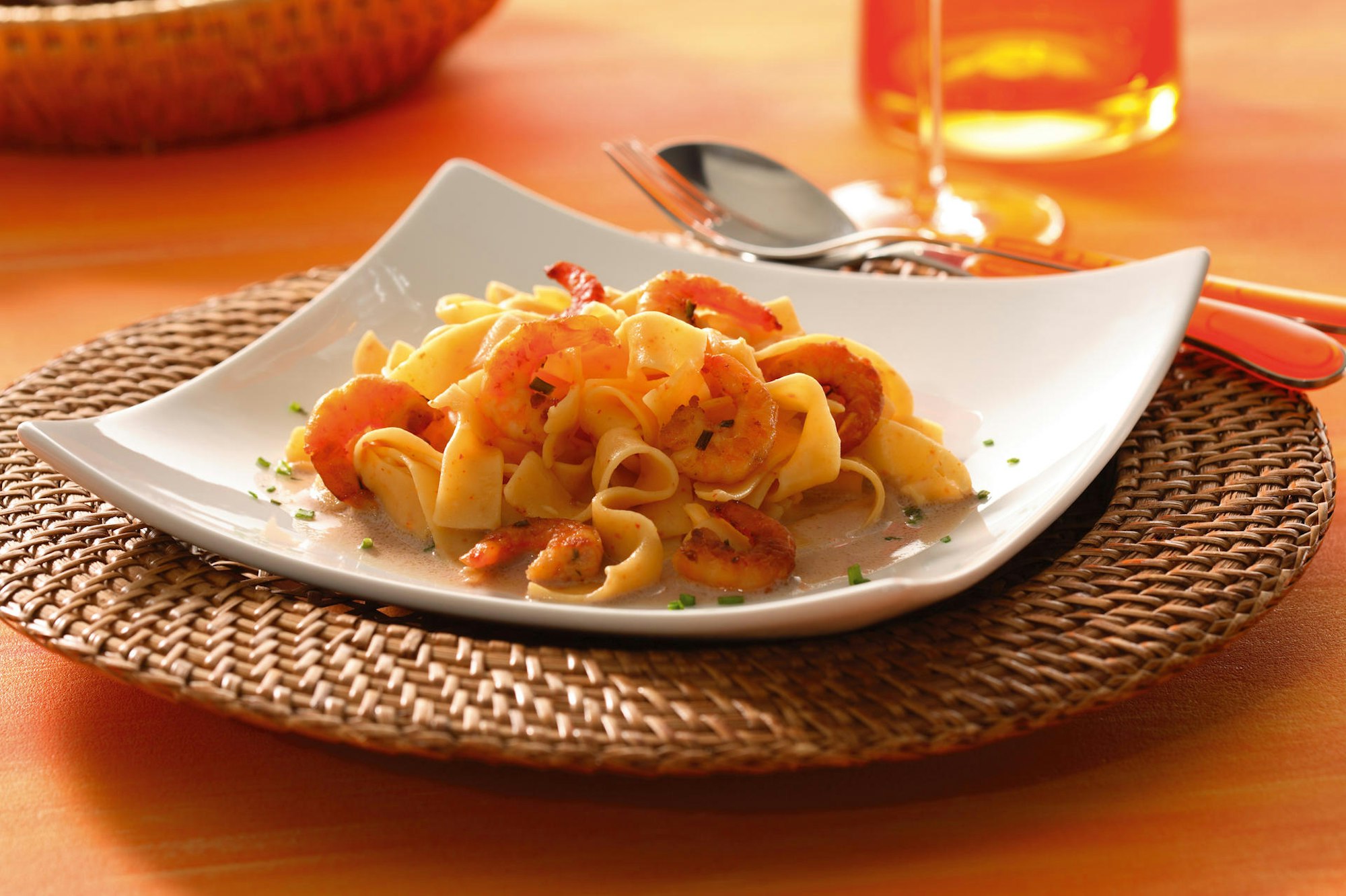 Essen zum Rose Nudel