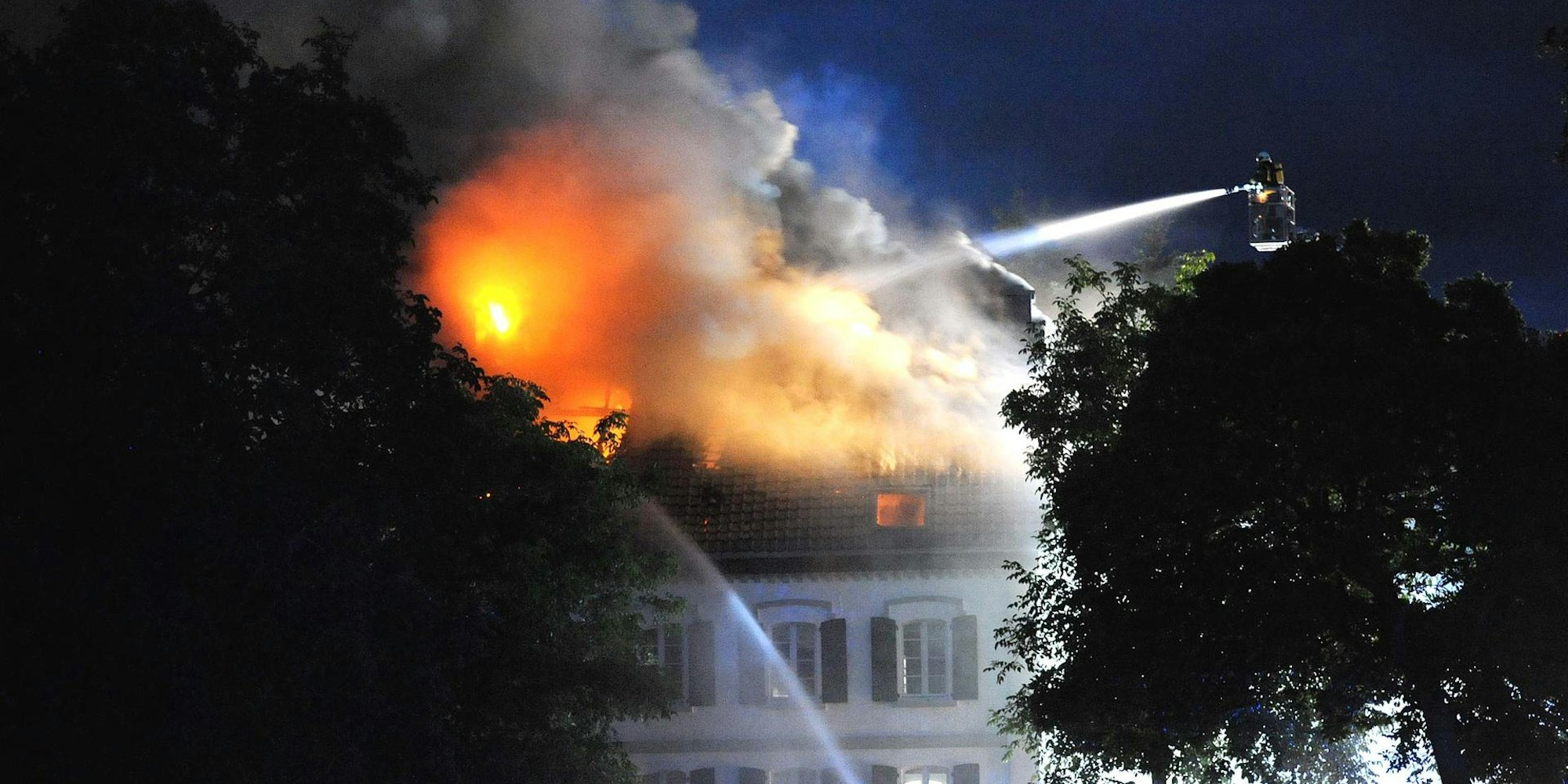 Dachstuhlbrand Gut Haswinken
