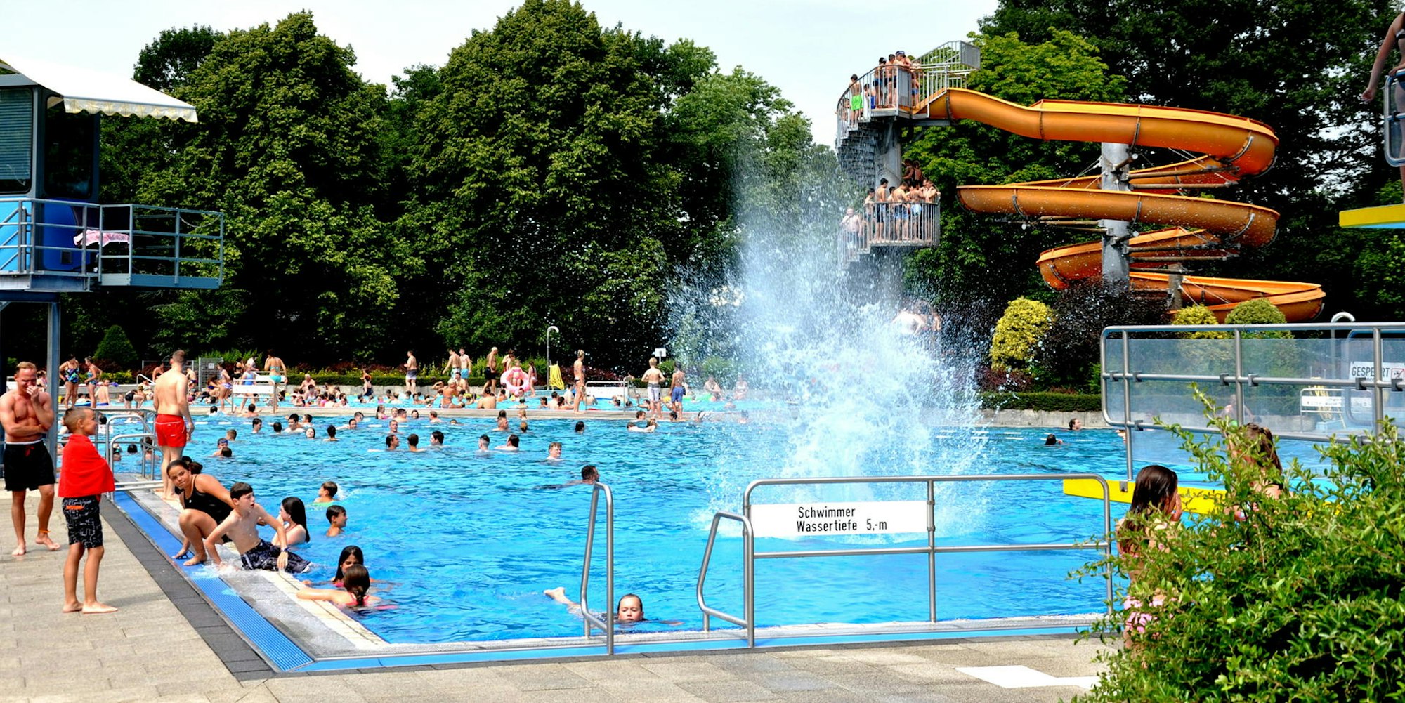 Freibad Elsdorf Übersicht