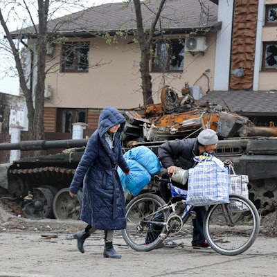 Zivilisten panzer mariupol 1
