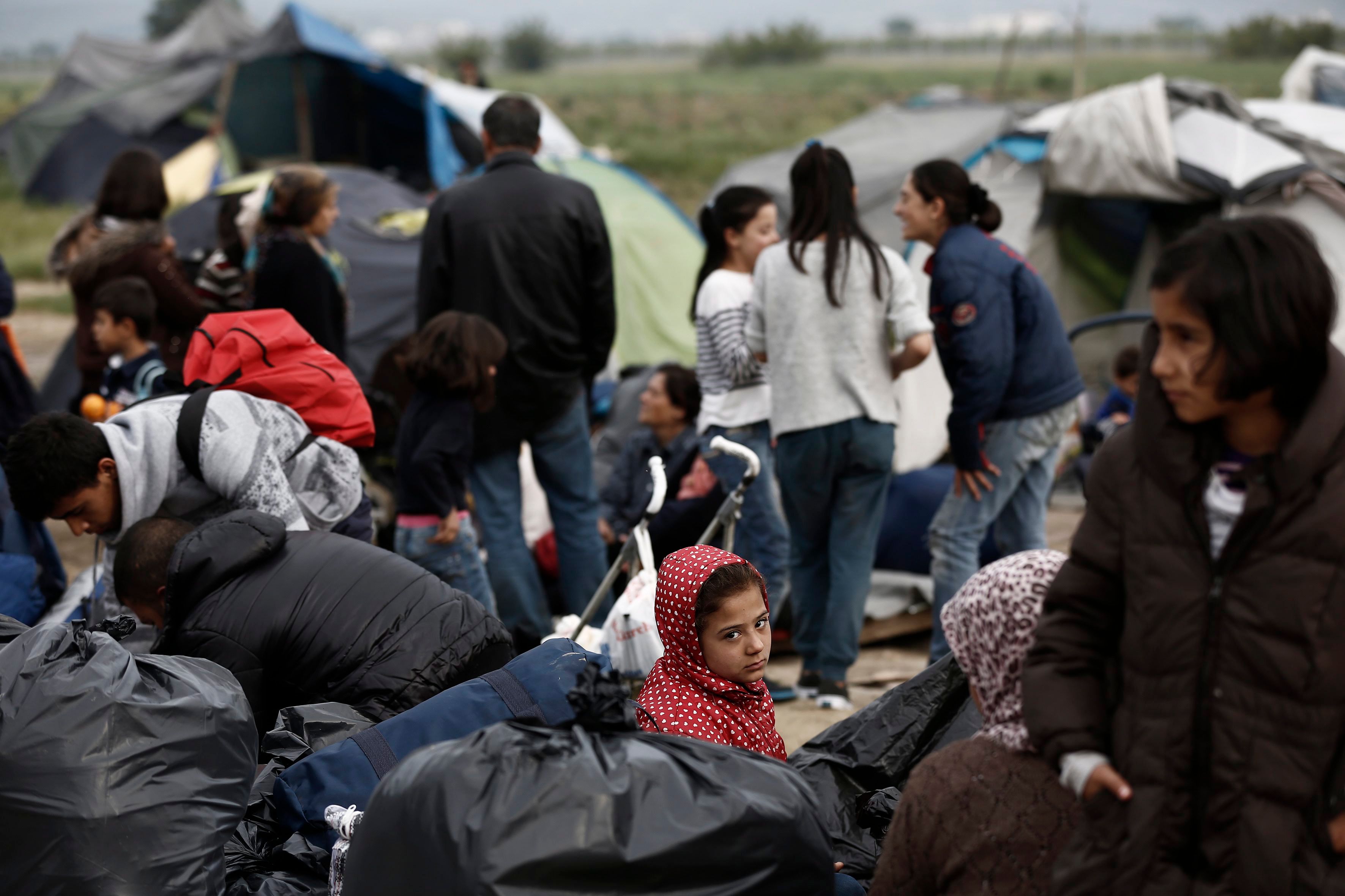 Flüchtlinge Idomeni