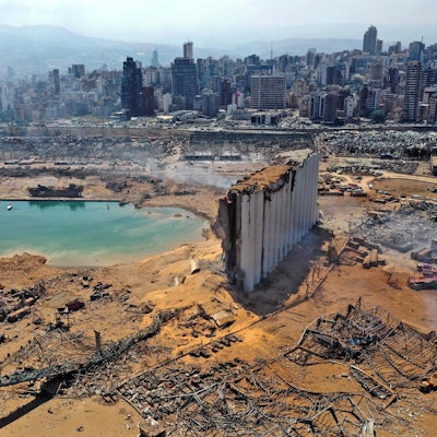 Beirut Luftaufnahme afp