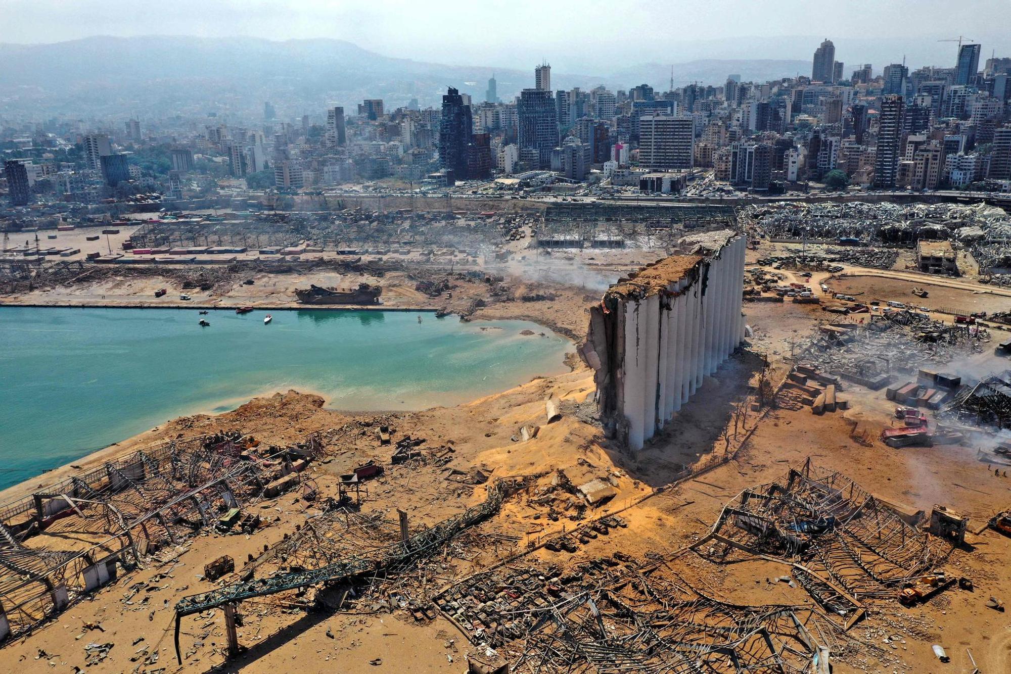 Beirut Luftaufnahme afp