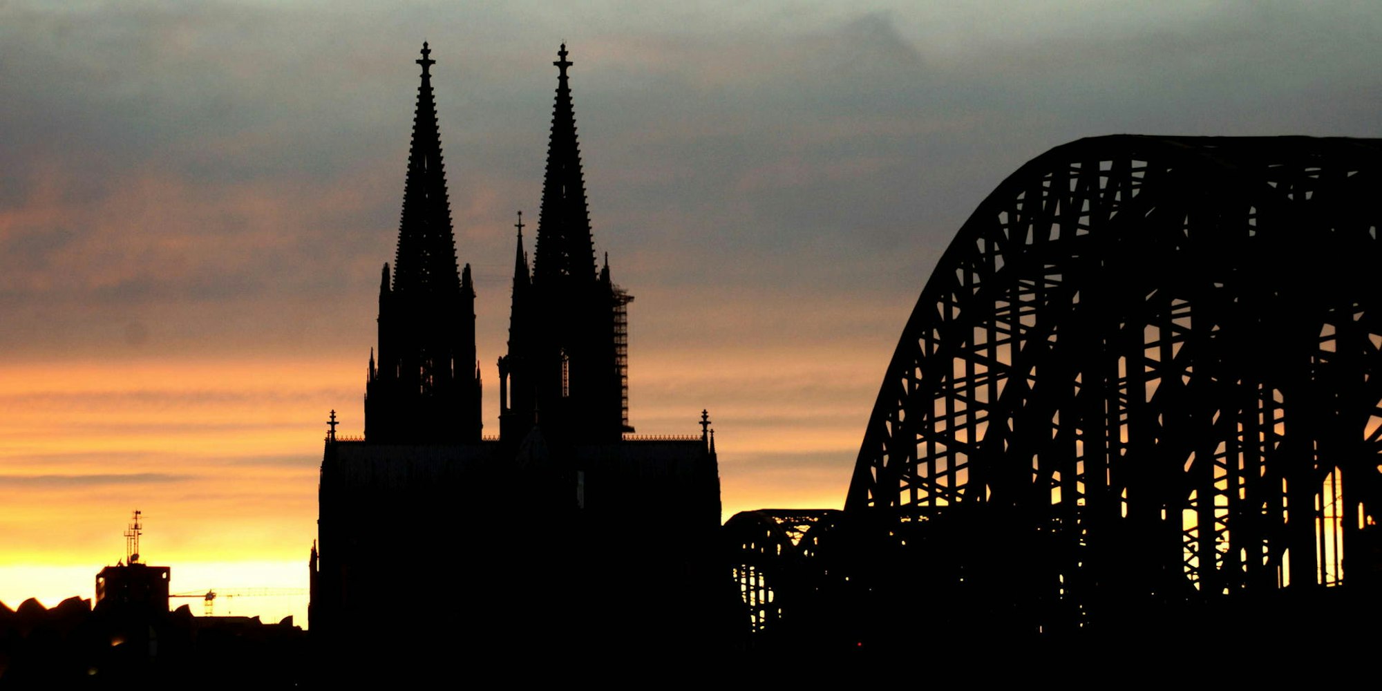 Dom im Abendrot