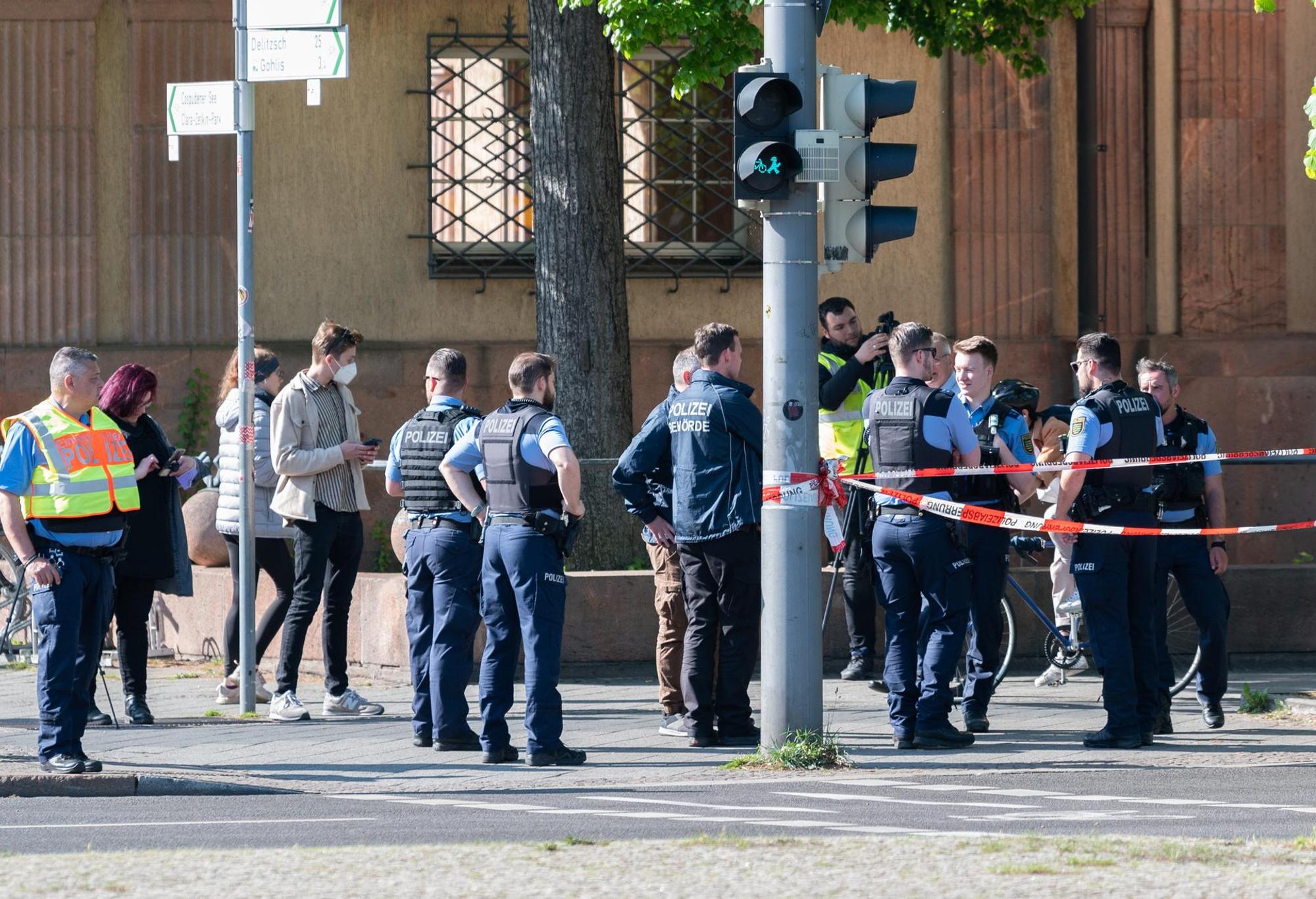 Aktivisten Polizie Leipzig