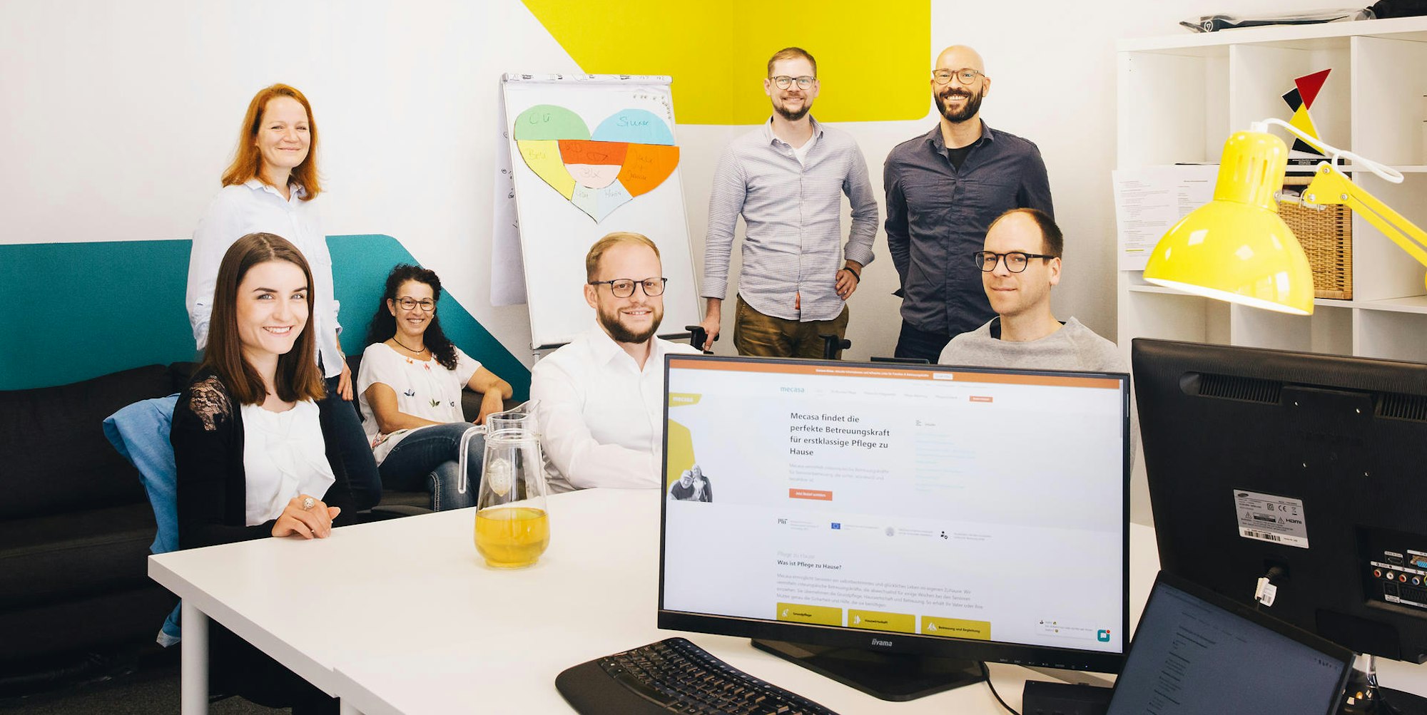 Mecasa Team am Hauptsitz in Stuttgart
