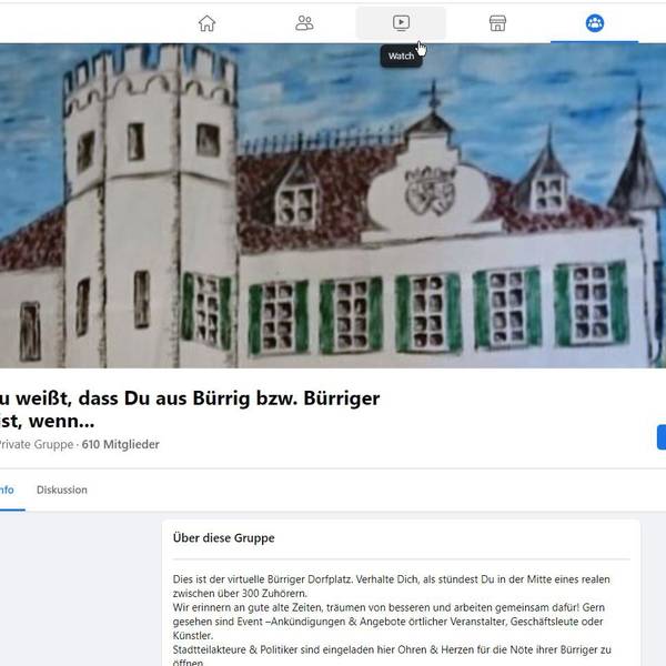 Screenshot FB Bürrig