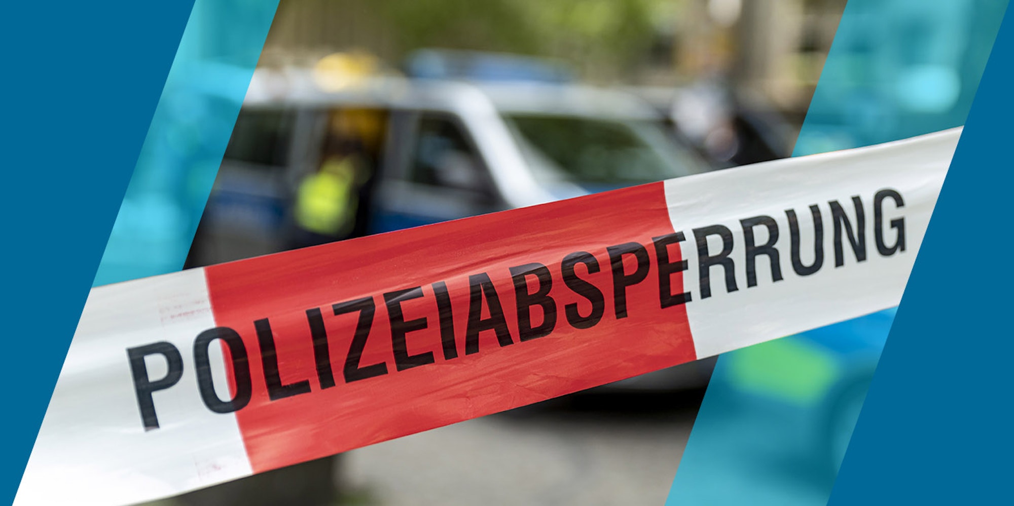 Polizeiabsperrung Symbol