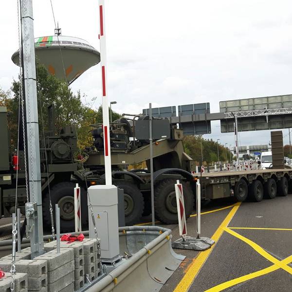 Militärkonvoi Leverkusener Rheinbrücke