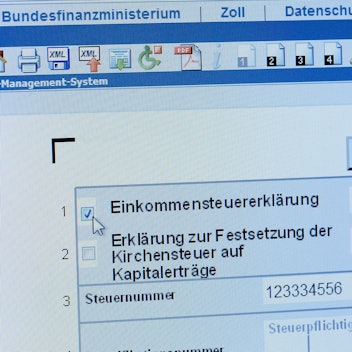 Elektronische Steuererkärung