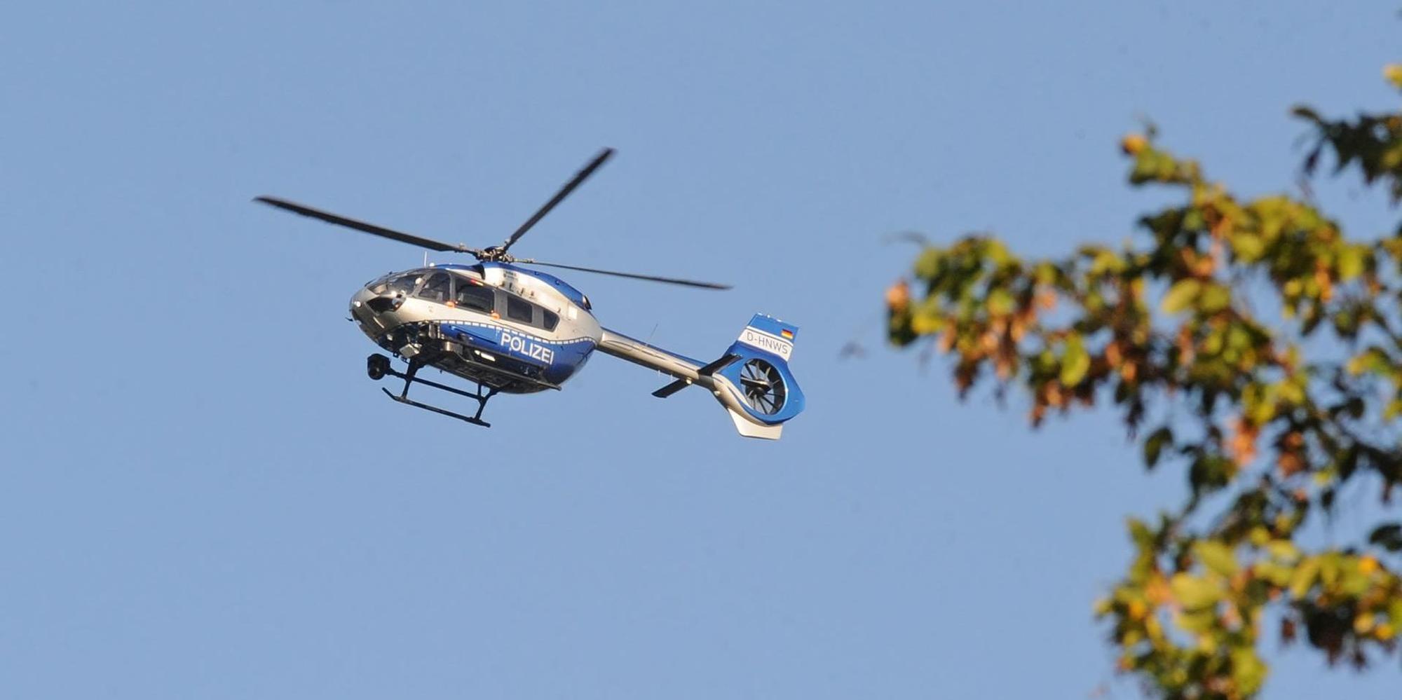 Polizeihubschrauber Herbert Reul