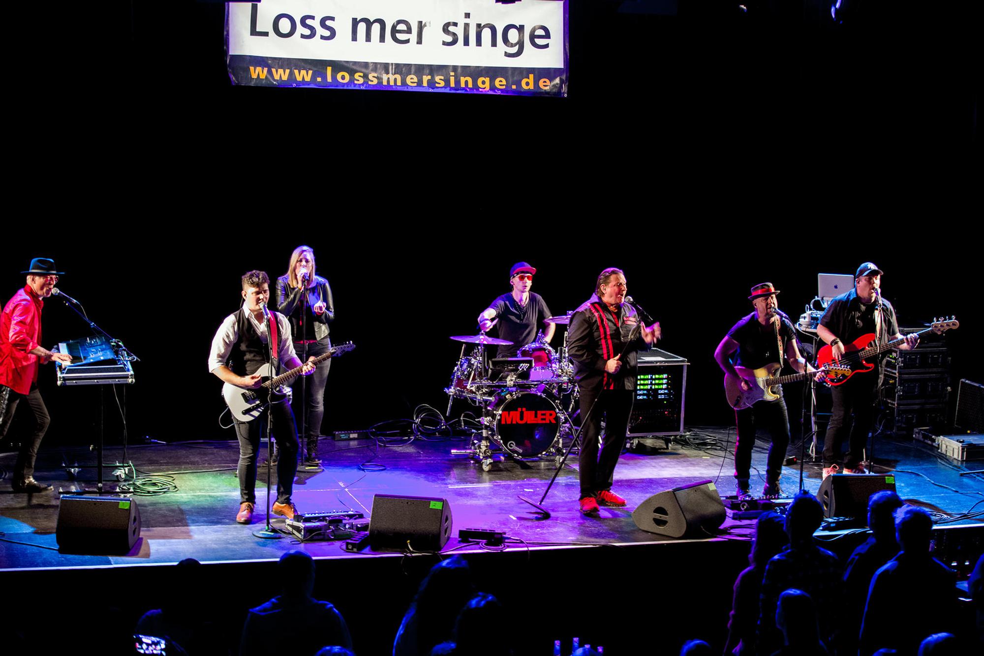 meu Loss mer singe Casting Müller und Band
