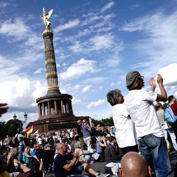 Siegessäule Corona-Demo