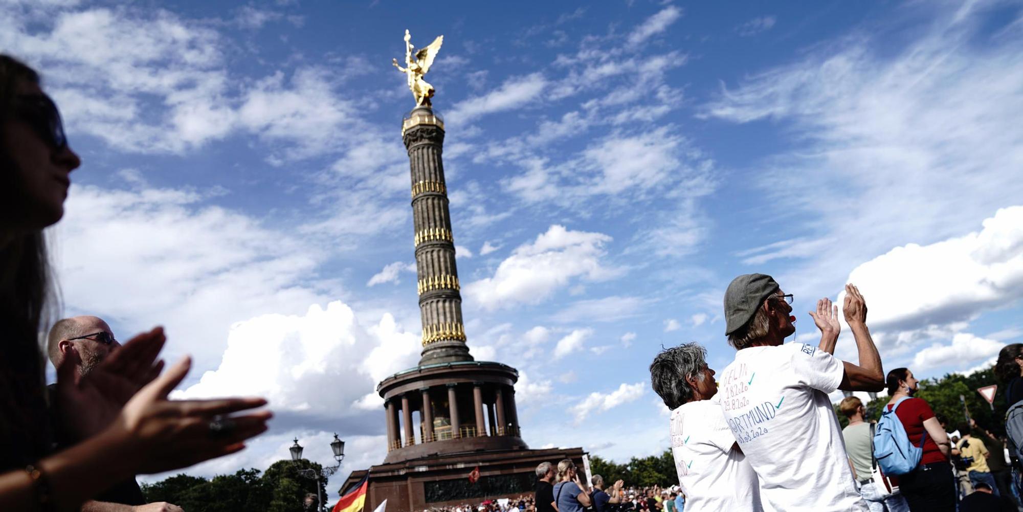 Siegessäule Corona-Demo