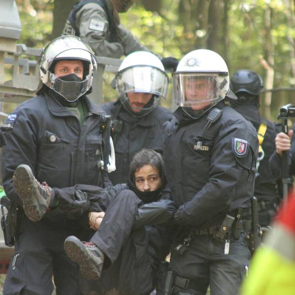 Einsatz im Hambacher Forst