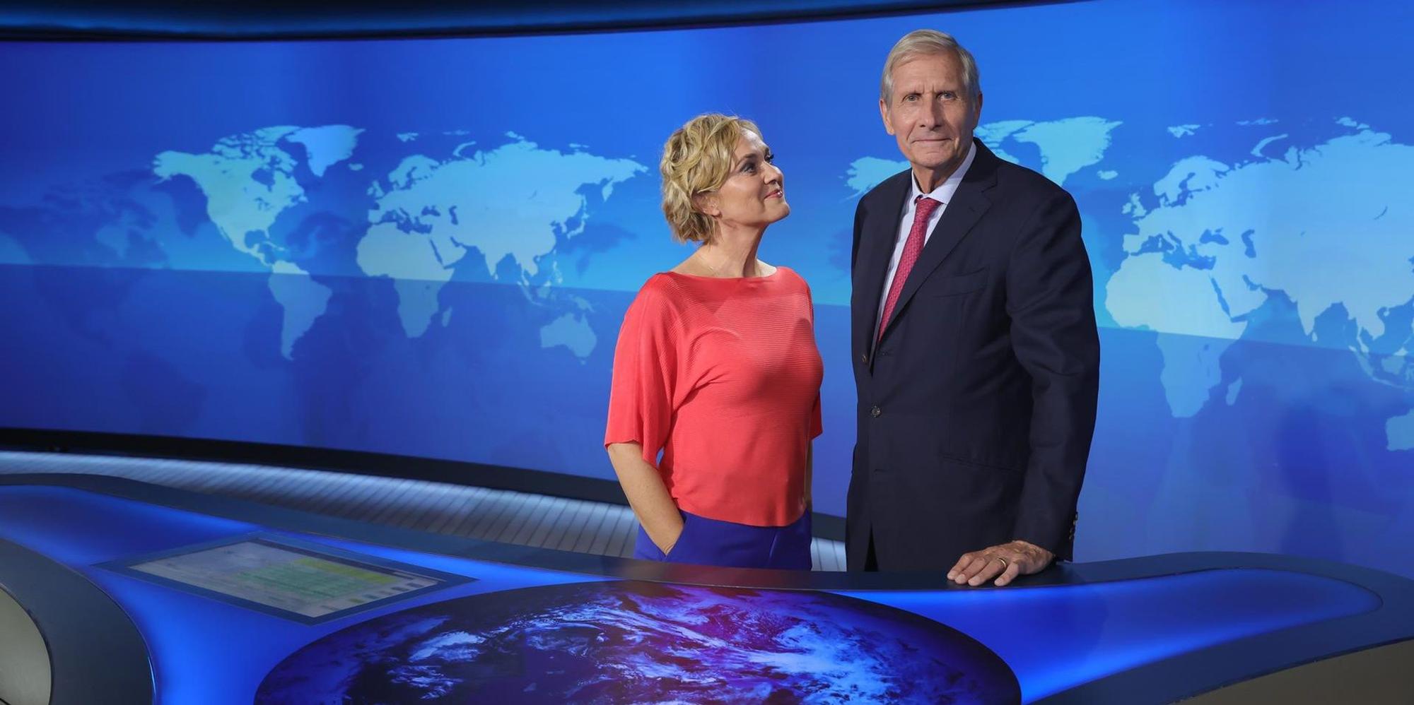 Wickert besucht Tagesschau 21092