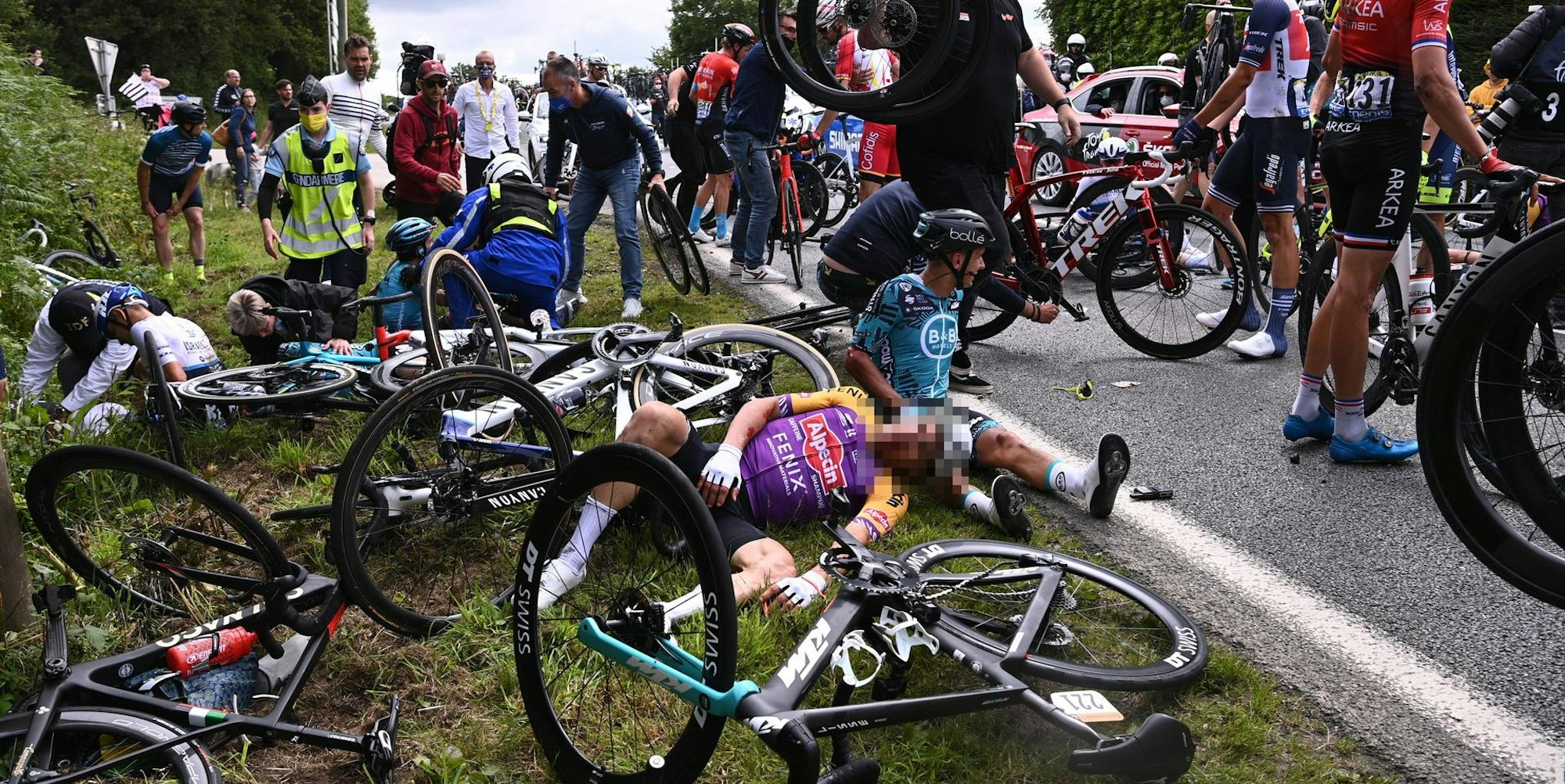 Massencrash gepixelt