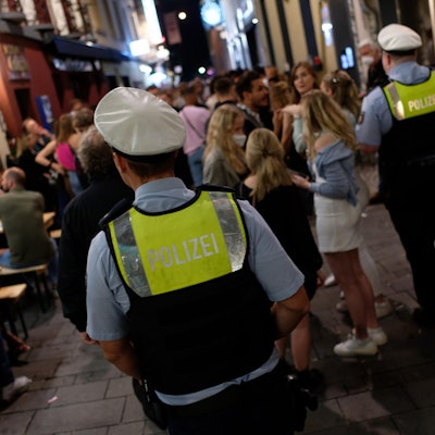 Düsseldorf Polizei Altstadt Symbol
