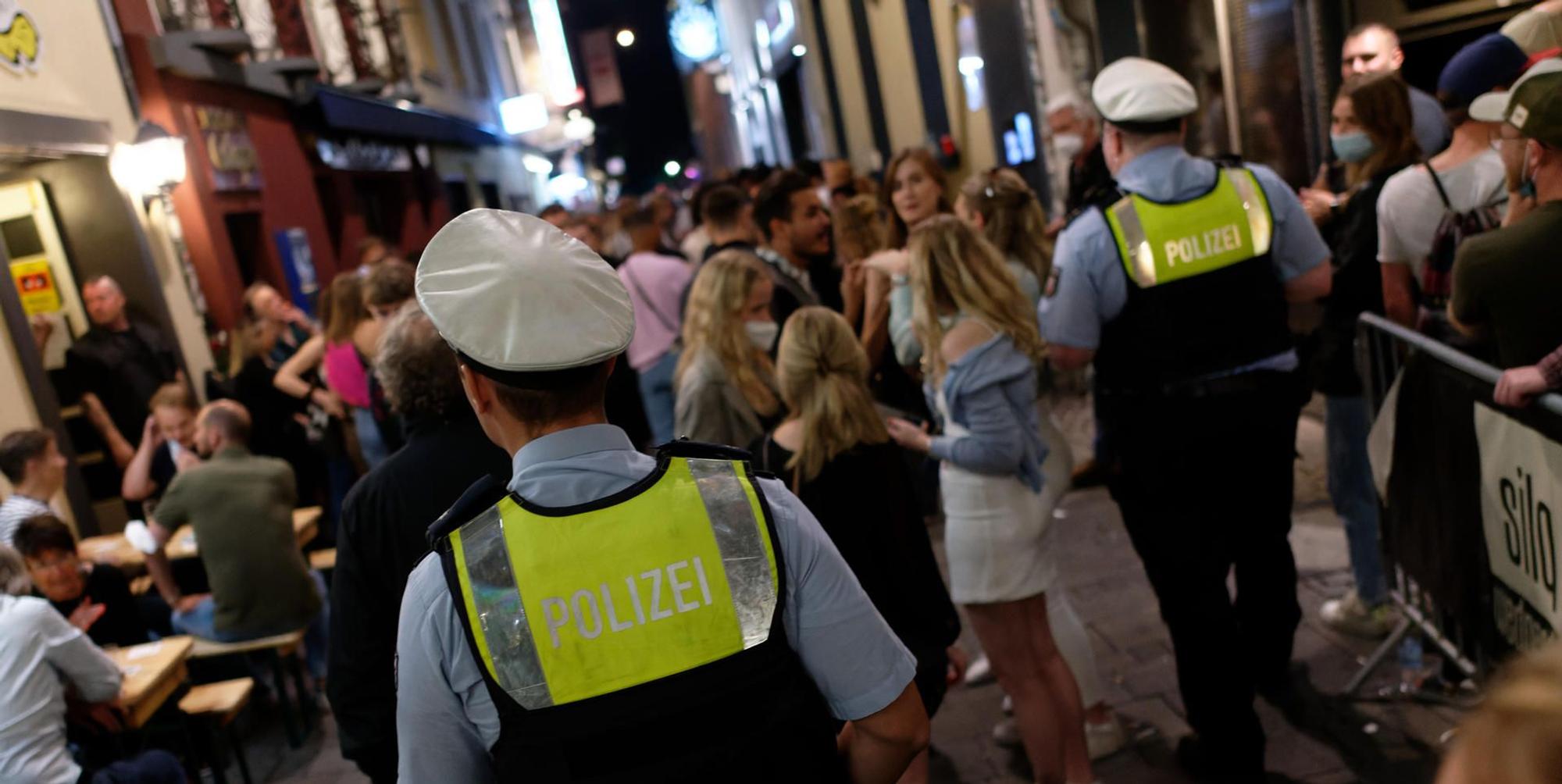 Düsseldorf Polizei Altstadt Symbol