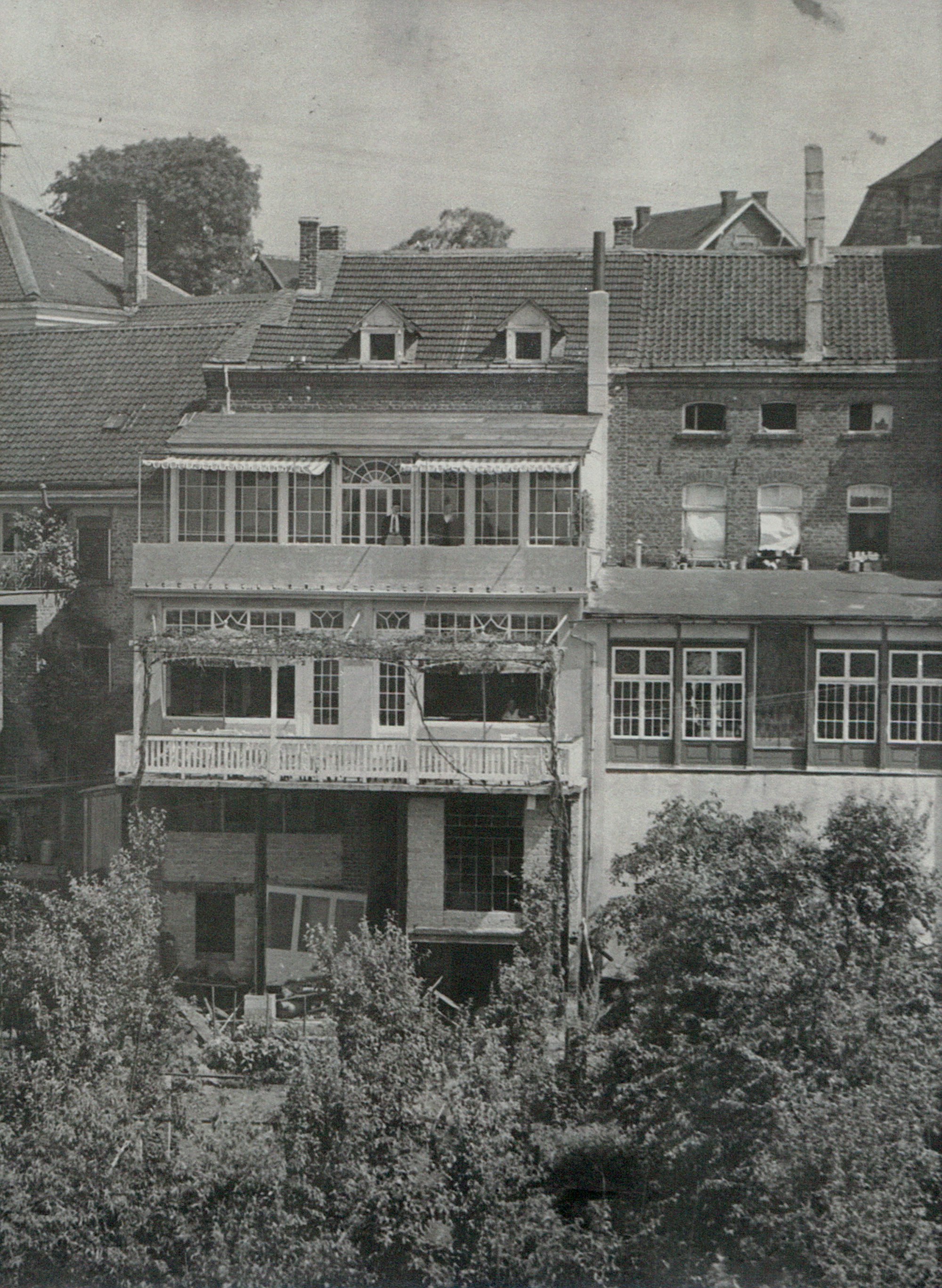 Schloß-Café Himperich 1935_Ru¦êckseite