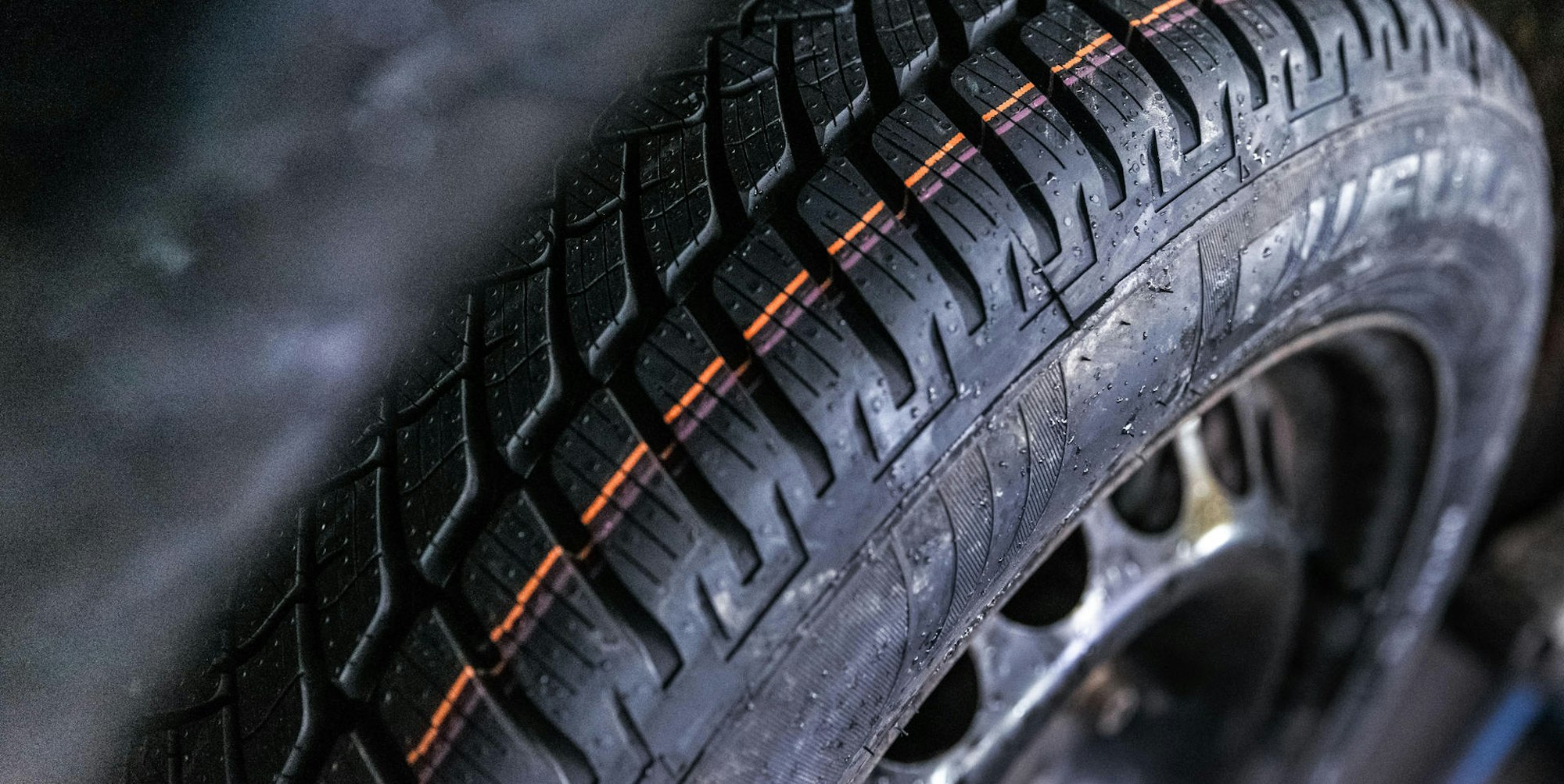 Ohne Reifen unterwegs