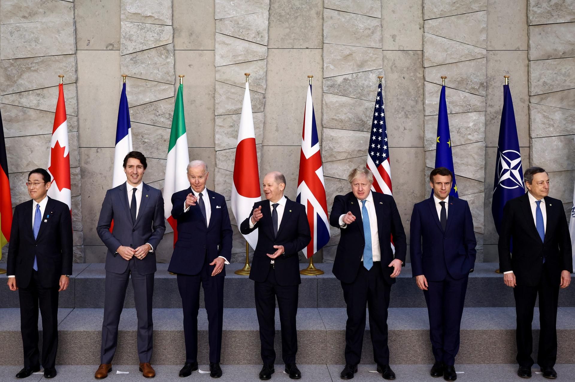 G7 Pose Staatschefs