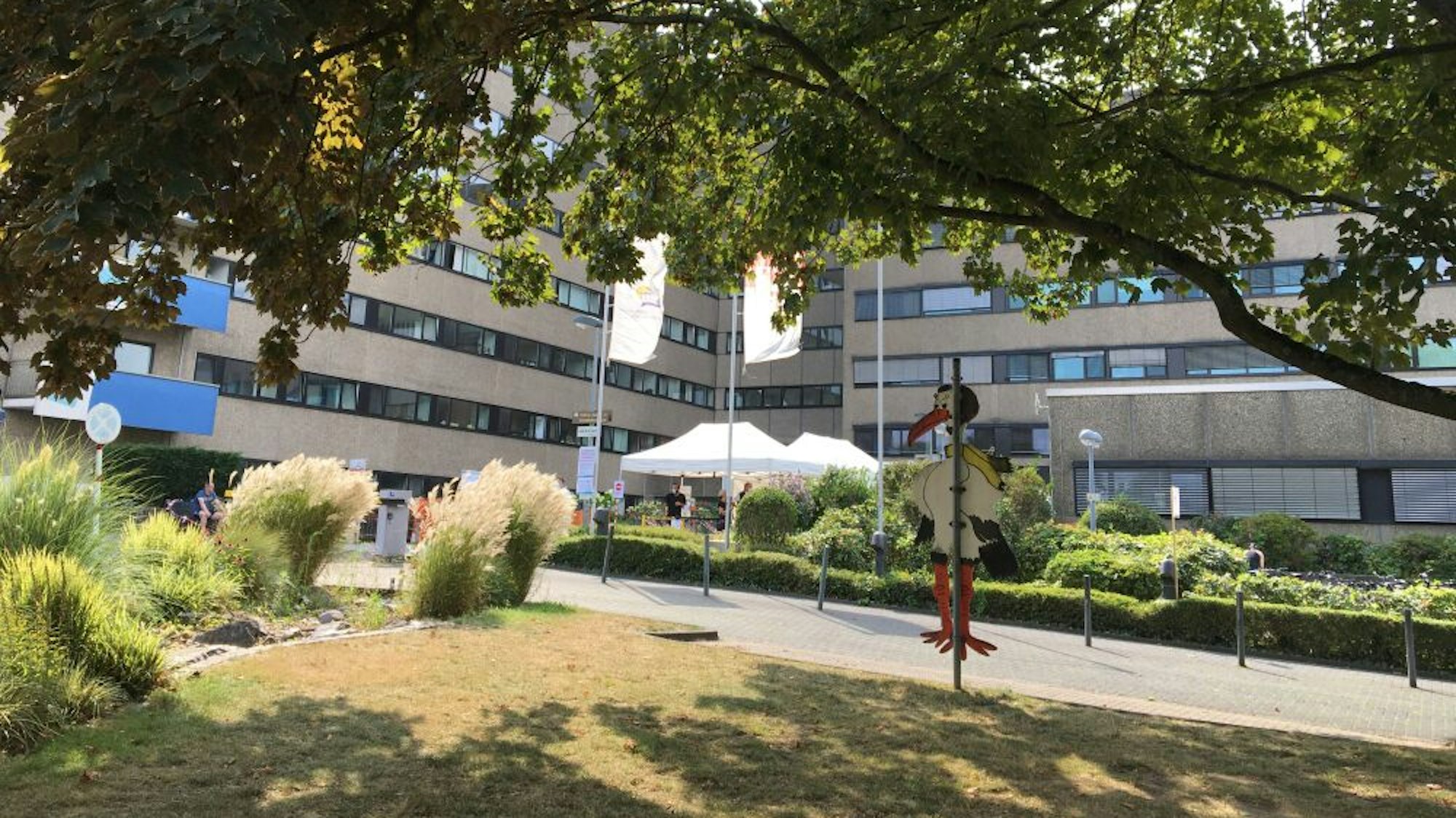 Das Krankenhaus von Außen.