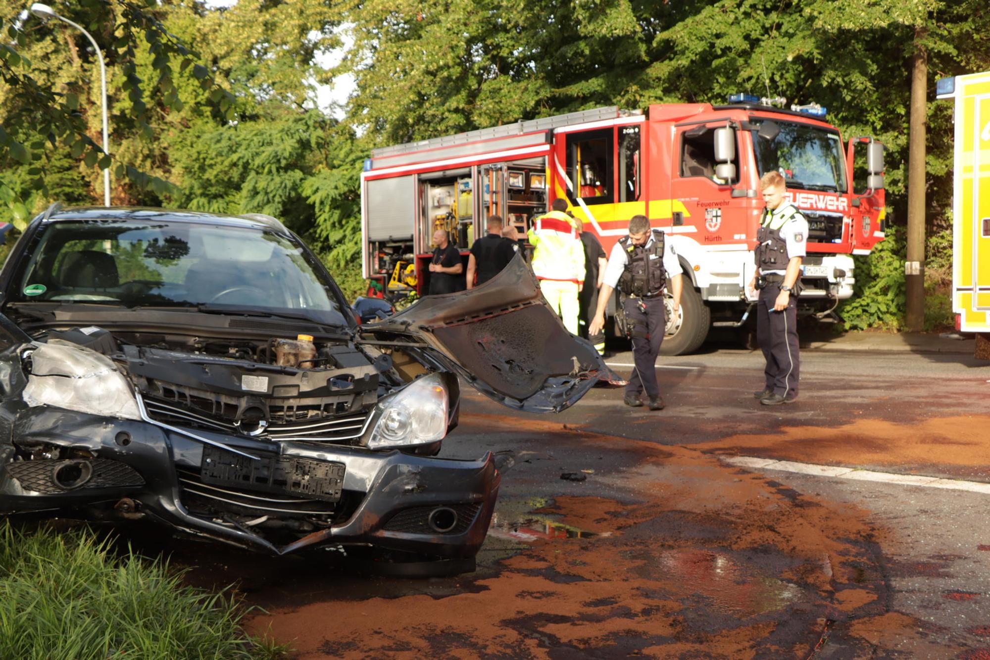 Unfall Hürth Industriestraße 2
