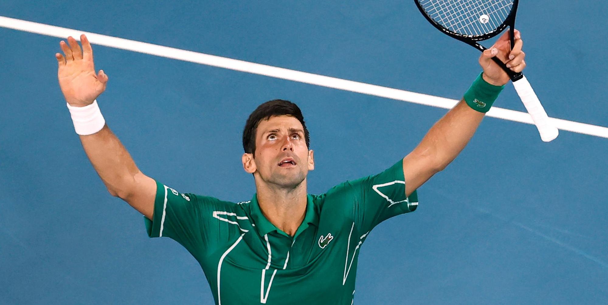 Djokovic Jubel