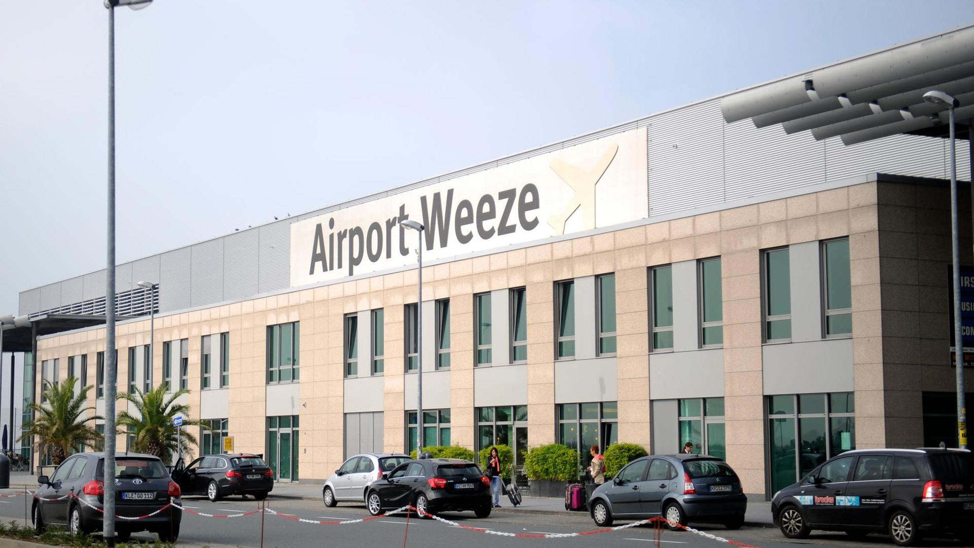 Der Flughafen in Weeze am Niederrhein.