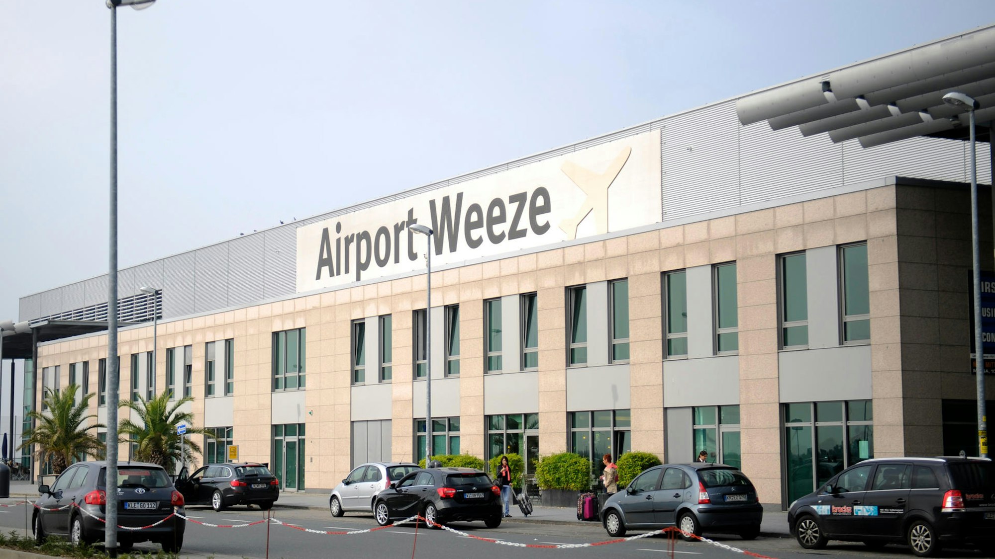 Der Flughafen in Weeze am Niederrhein.