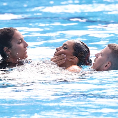 Schwimmerin Alvarez bewusstlos