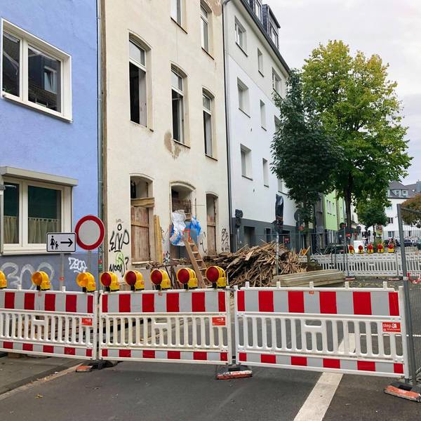 Glasstraße Sperrung
