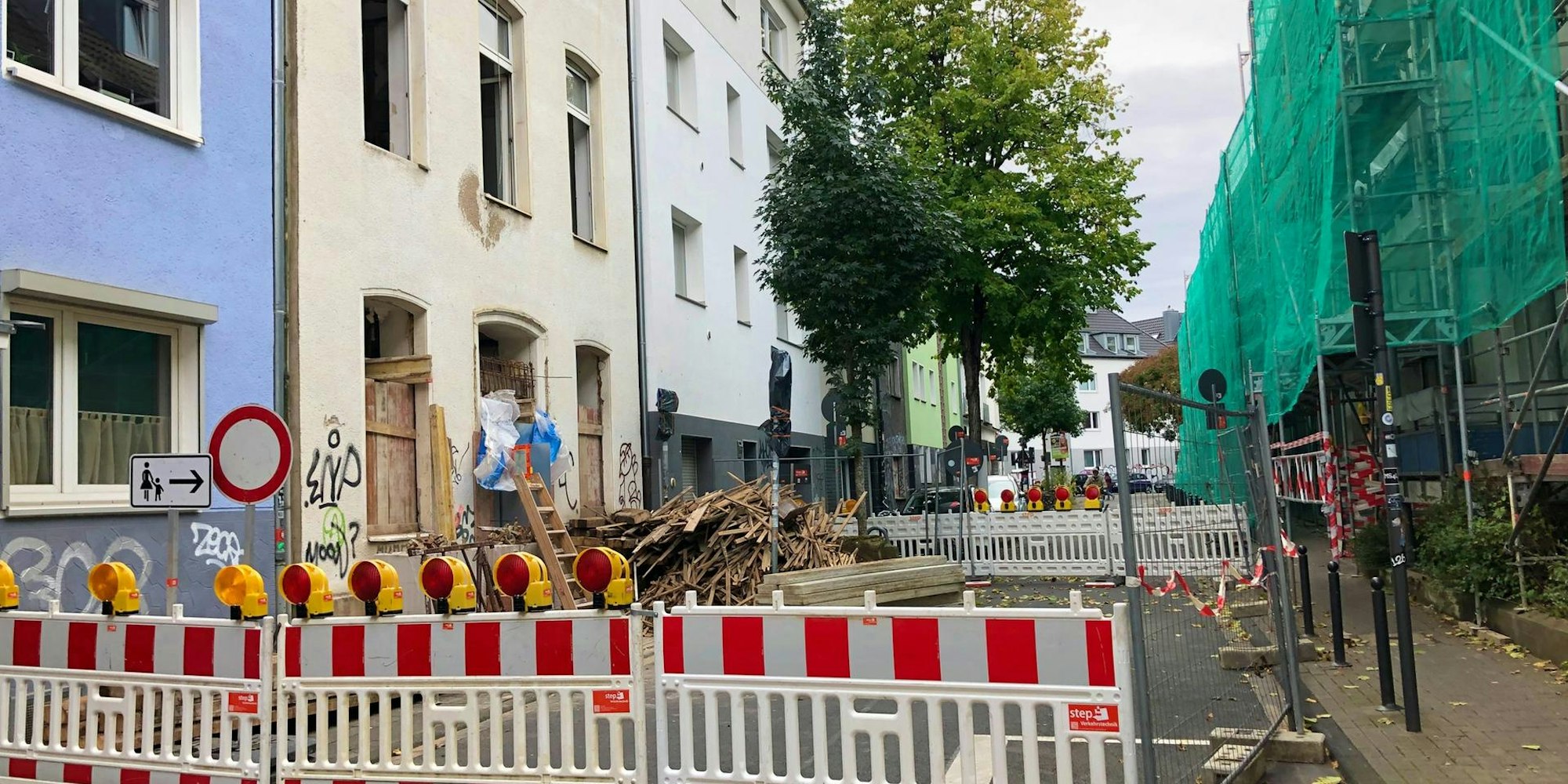 Glasstraße Sperrung