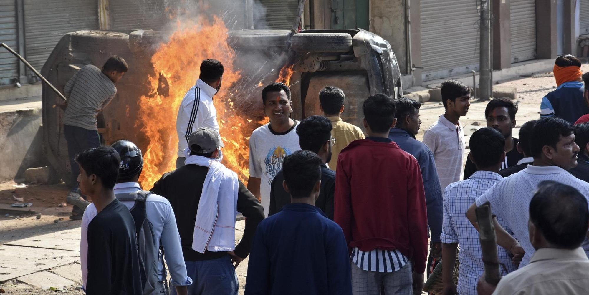 Proteste Neu Delhi