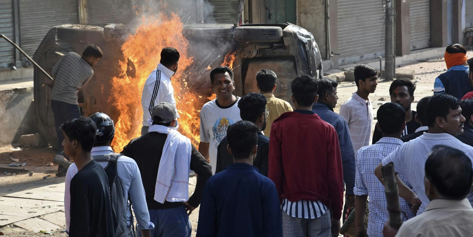 Proteste Neu Delhi