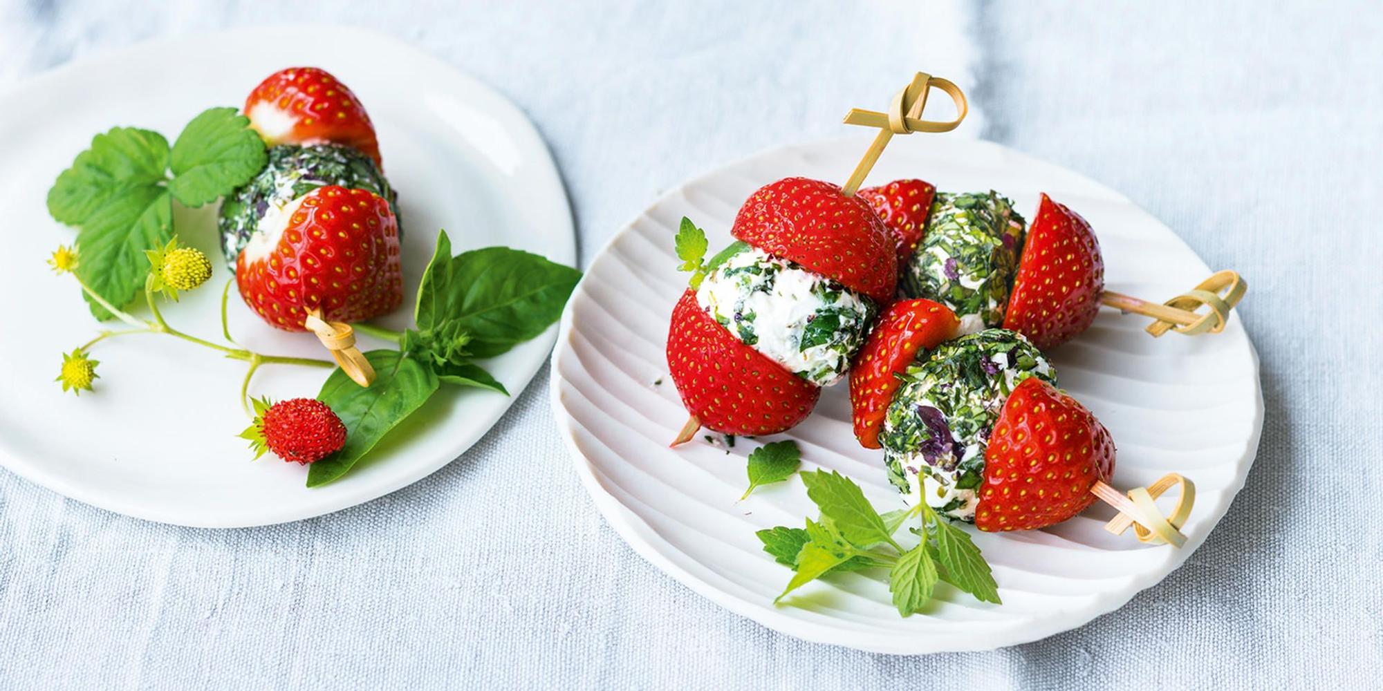 Erdbeeren Teller