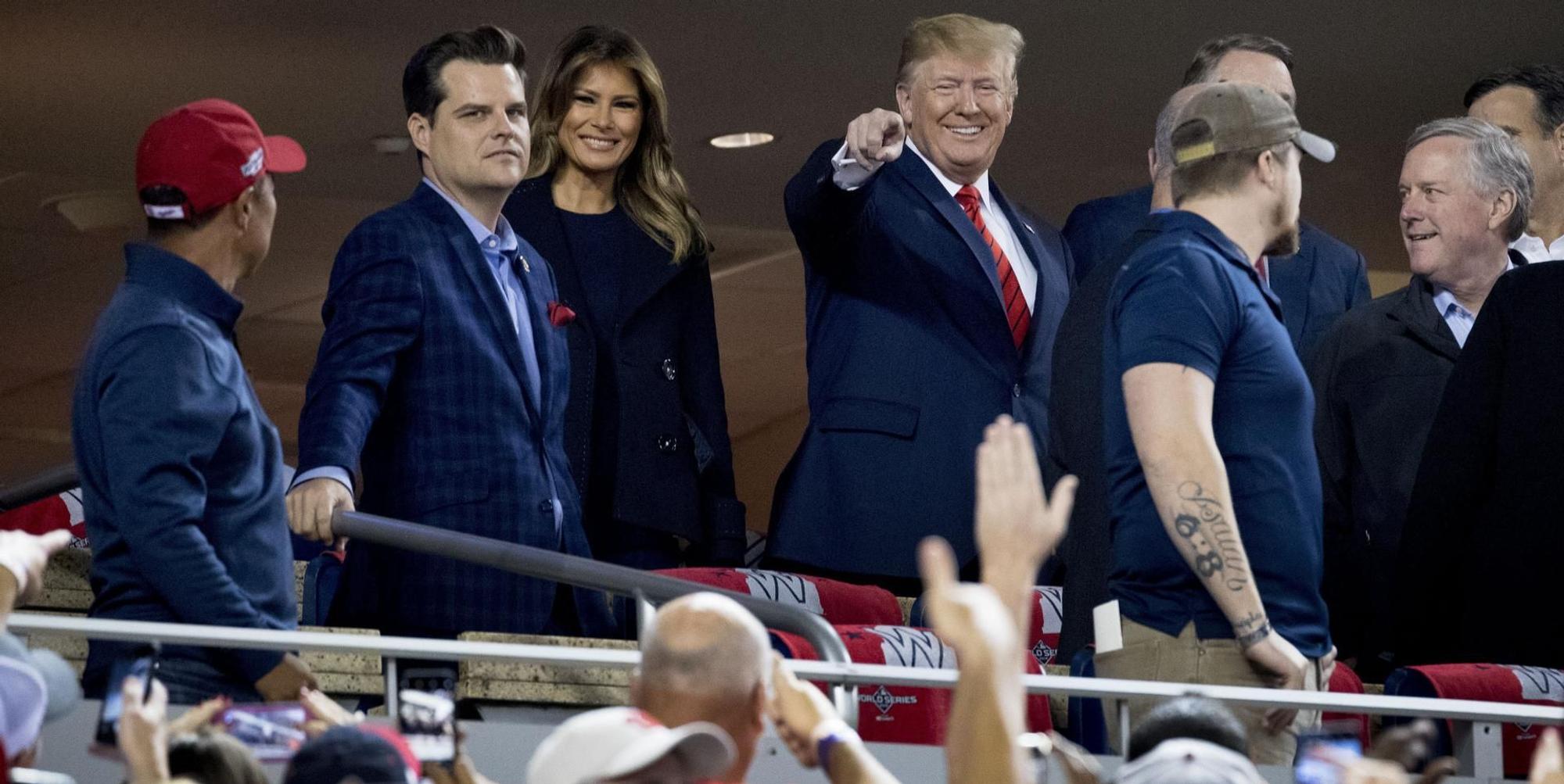 Trump beim Baseball