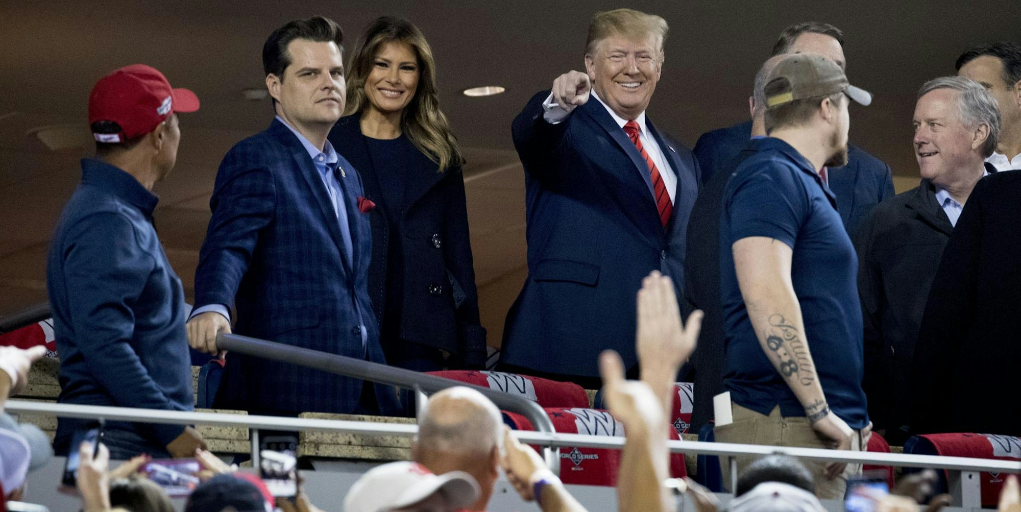 Trump beim Baseball