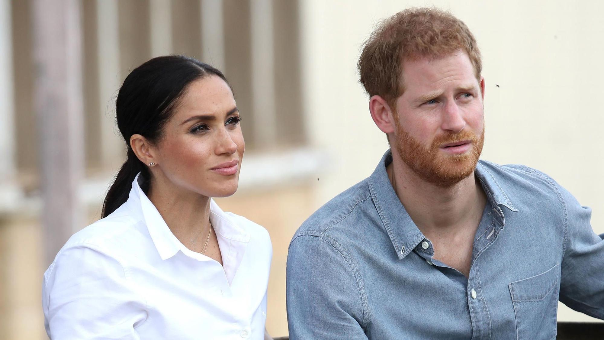 Herzogin Meghan und Prinz Harry bei einem öffentlichen Termin.