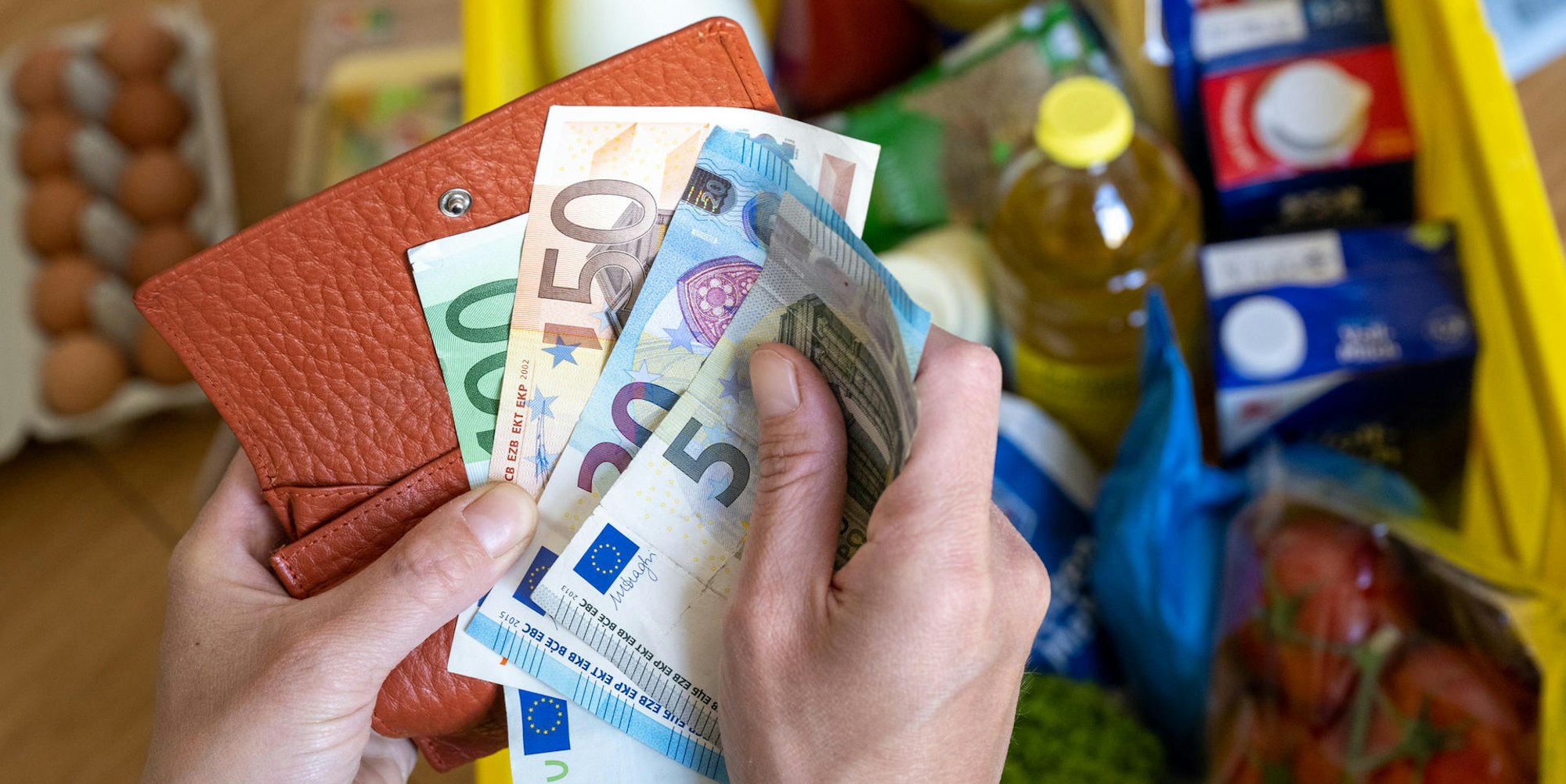 Inflation Einkaufskorb