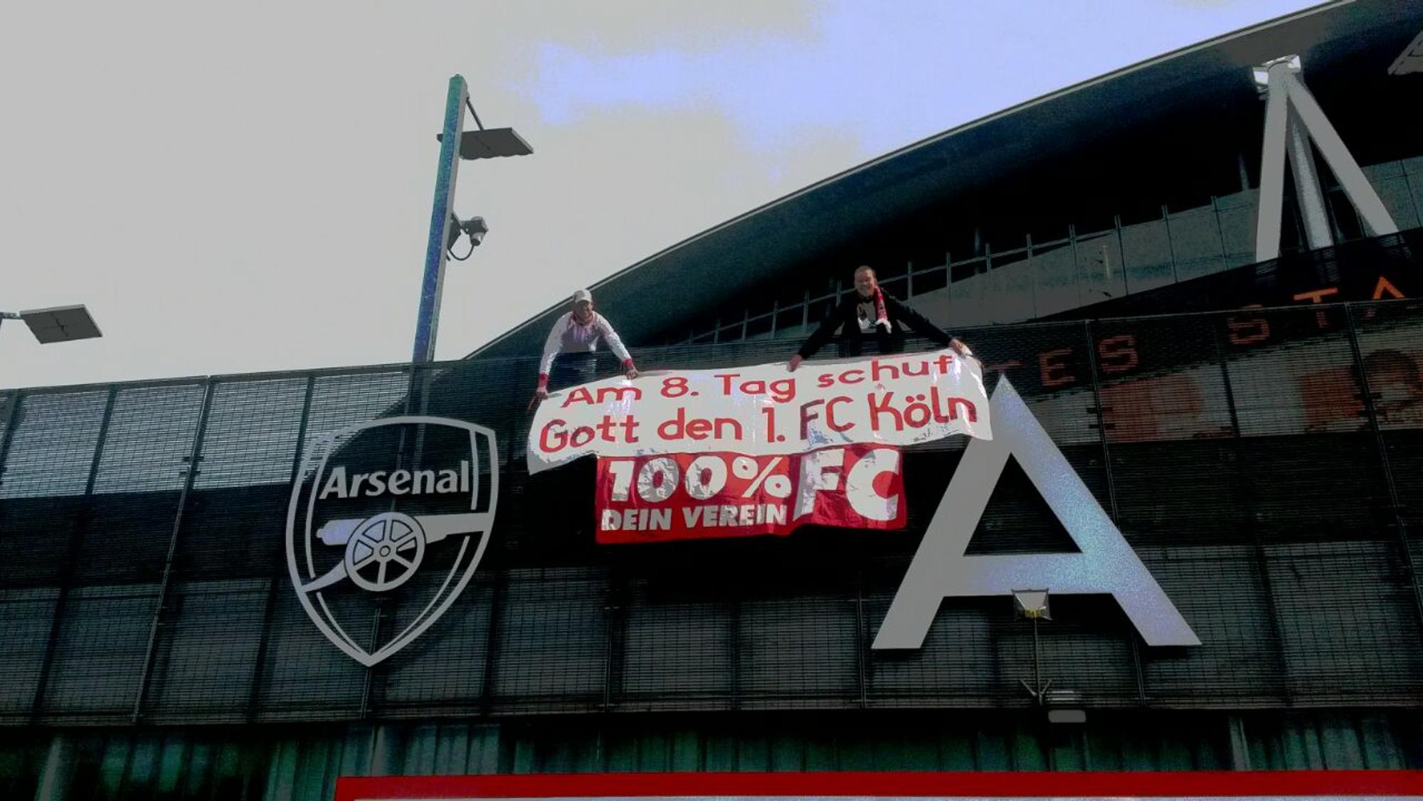 Kultplakat am Stadion