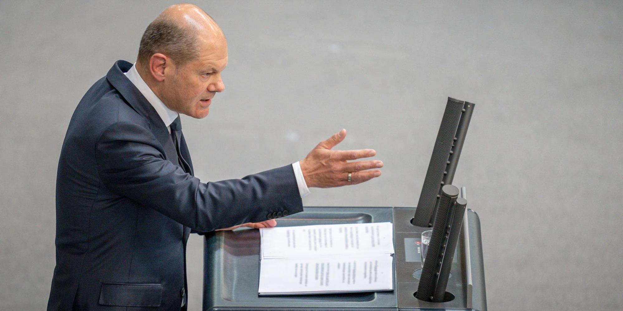 Scholz Bundestag neu