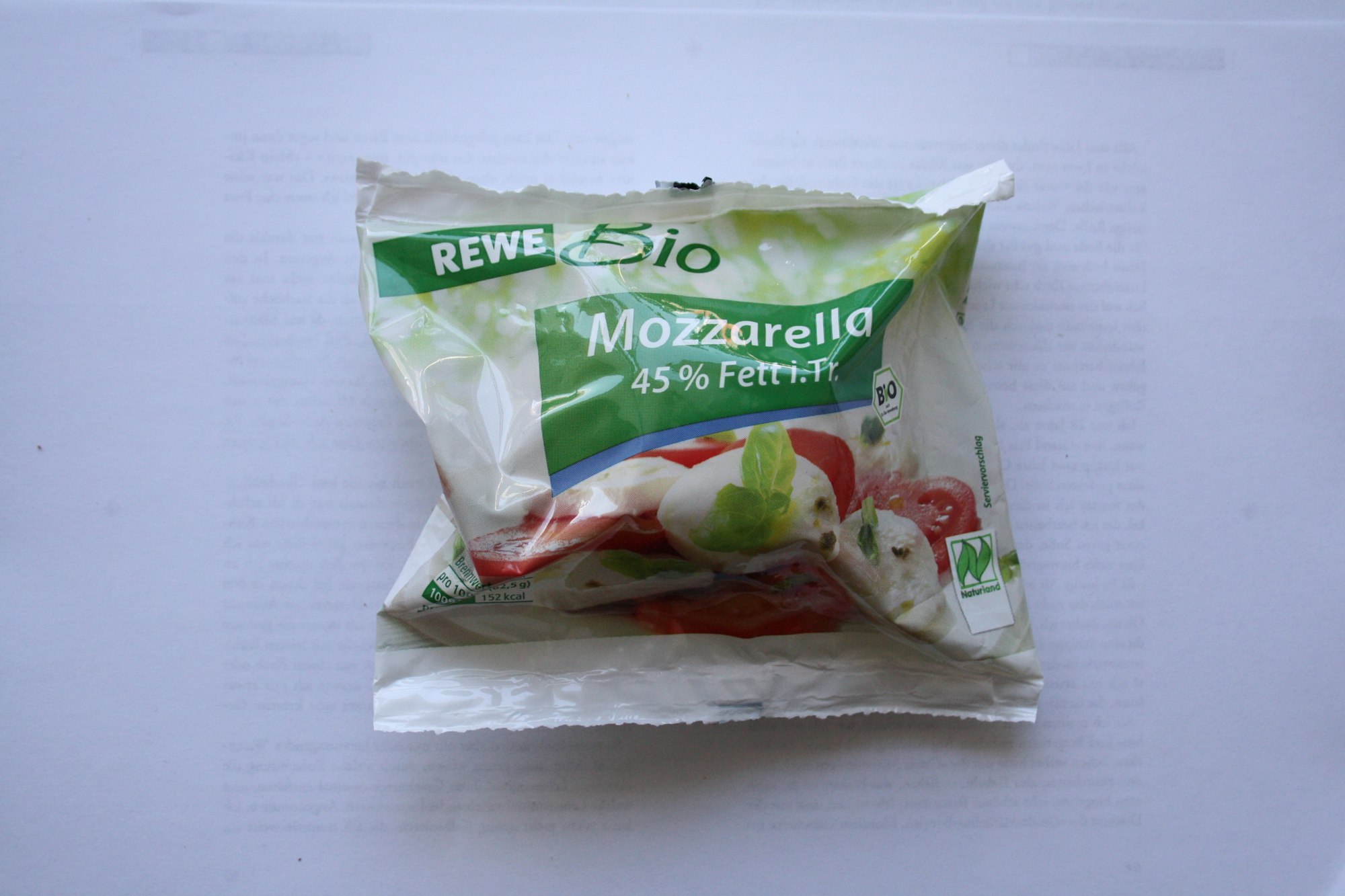 Rewe Bio Mozzarella