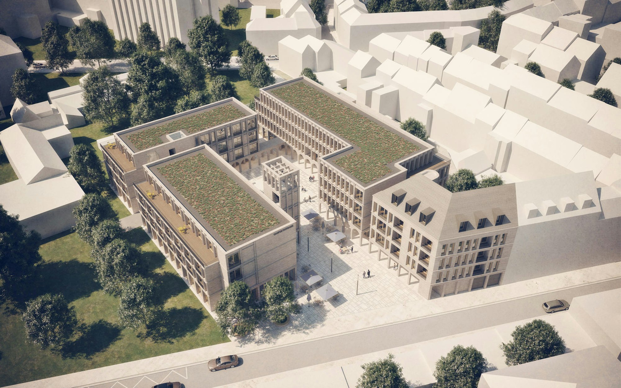 Kartäuserwall Luftbild