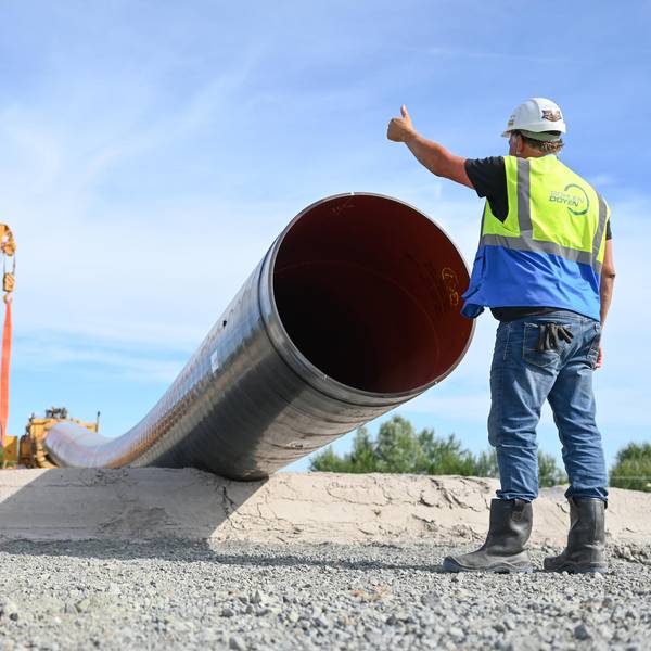 Leitung LNG Wilhelmshaven dpa