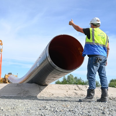 Leitung LNG Wilhelmshaven dpa
